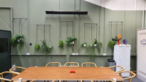 Alpha Bar Heaters In Modern Office Space