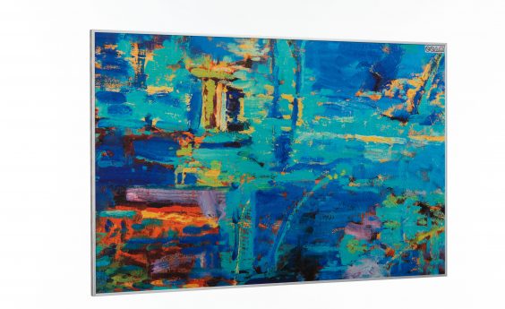 960 Watts Blue Abstract Panel