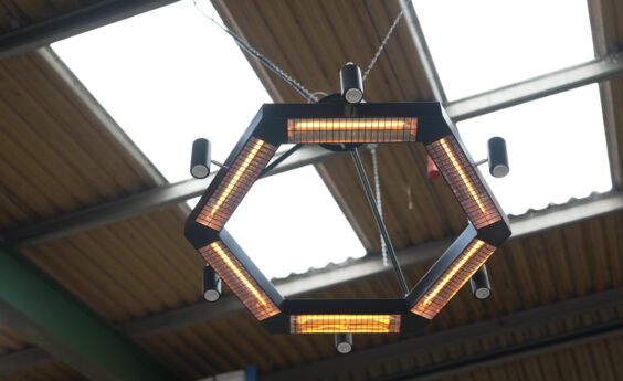 7800 Watt Sanctuary Smart WiFi Chandelier Heater With LED Lighting