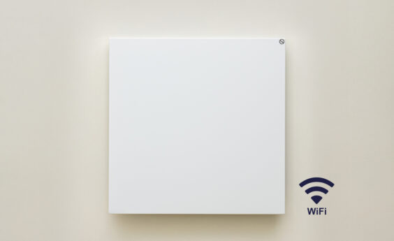 350 Watt Platinum Wall-Mounted WIFI Smart Infrared Heater, White