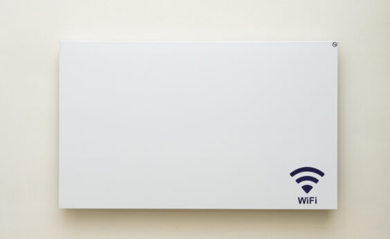 580 Watt Platinum Wall-Mounted WIFI Smart Infrared Heater, White