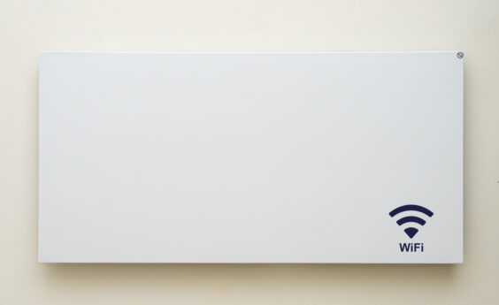 700 Watt Platinum Wall-Mounted WIFI Smart Infrared Heater, White