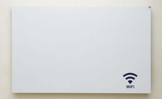 900 Watt Platinum Wall-Mounted WIFI Smart Infrared Heater, White