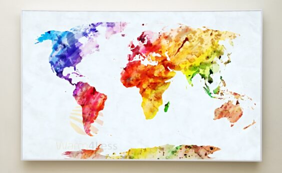 900 Watts New World Map