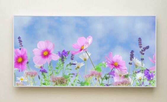 700 Watts Pink Flowers Panel