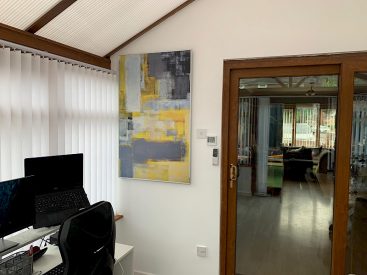 Yellow and Grey Conservatory