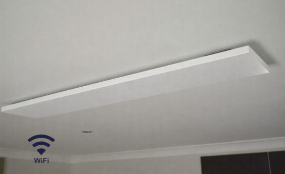 450 Watt Platinum Ceiling-Mounted Slimline Infrared Smart Heater