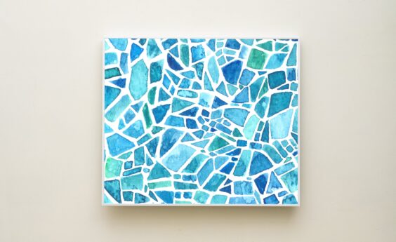 450 Watt Blue Mosaic Panel