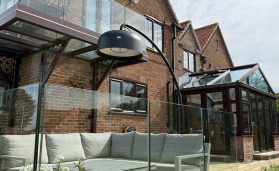 2500 Watt Solstice Mid Infrared Arching Heater